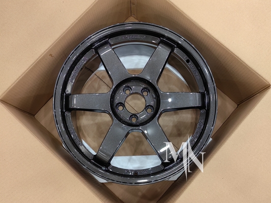 Volk Racing TE37 SL 휠 블랙 에디션 III 4x100 5x120 18 19 20 인치 커스텀 더블 블랙 릴
