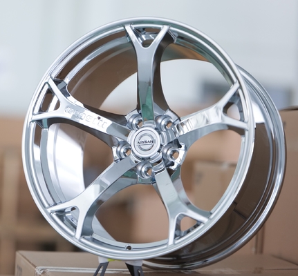 니즈모 OEM 크롬 휠 릴 닛산 370Z 인피니티 Q50 모노블록 도장 휠