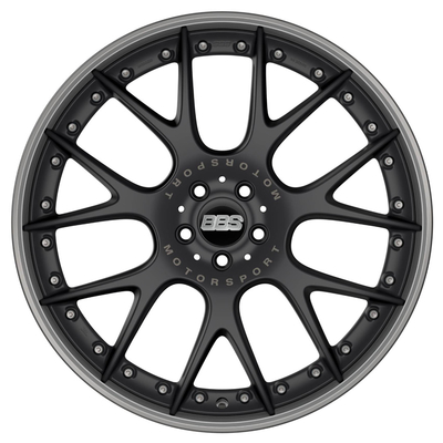 BBS CH-R -1시 BBS 단조 휠 모터스포츠 진 검정색