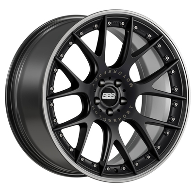 BBS CH-R -1시 BBS 단조 휠 모터스포츠 진 검정색