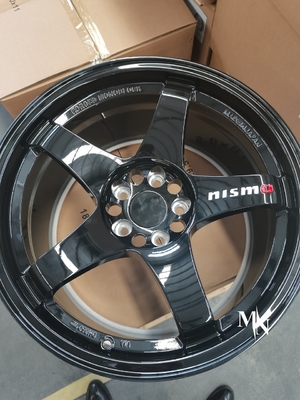 단조 휠 니스모 LMGT4를 경주하는 닛산 스카이라인 자동차 GT-R R34 R33 R32 레이 볼크