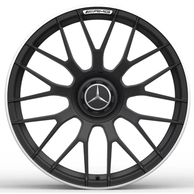 AMG 크로스는 메르세데스 벤츠 단조 휠 매트 검정색을 말했습니다