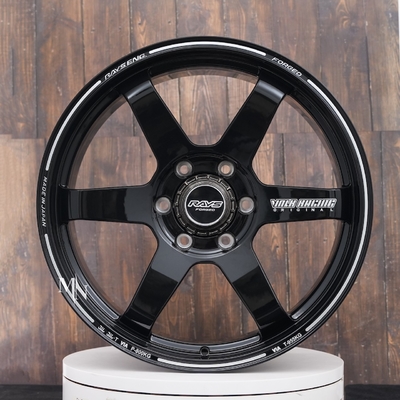 Volk Racing Te37 초대형 PCD 단조 휠 다이아몬드 다크 건메탈