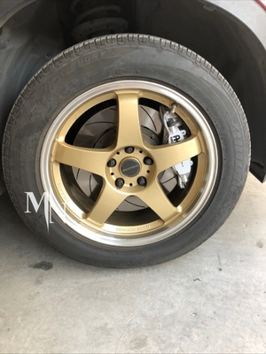 마즈다 RX7 RX8 미아타를 위한 MAZDASPEED MS-01S 모노블록 단조 휠