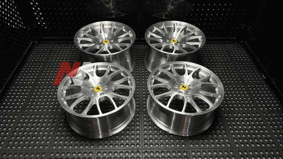 페라리 F430 단조 휠 브러시드 클리어 마감 Maining 단조 RE-01