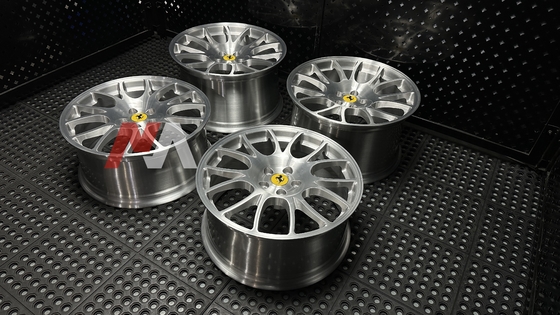 페라리 F430 단조 휠 브러시드 클리어 마감 Maining 단조 RE-01