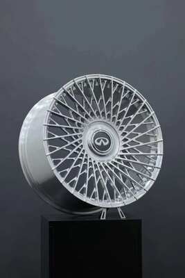 Muiti Spokes 6061-T6 닦은 은조 휠
