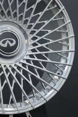 Muiti Spokes 6061-T6 닦은 은조 휠
