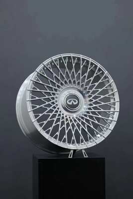 Muiti Spokes 6061-T6 닦은 은조 휠