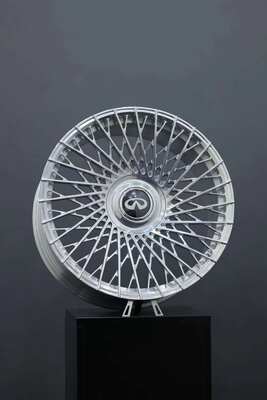 Muiti Spokes 6061-T6 닦은 은조 휠