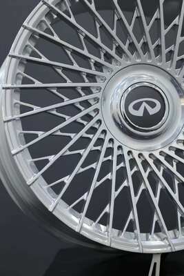 Muiti Spokes 6061-T6 닦은 은조 휠